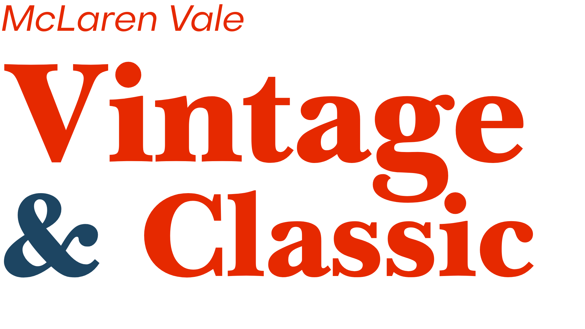 Mclaren Vale Vintage and classic